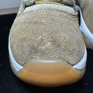 Jordan Athletic Shoes in Tan and Gold